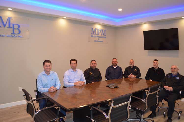 miller production and machining team
